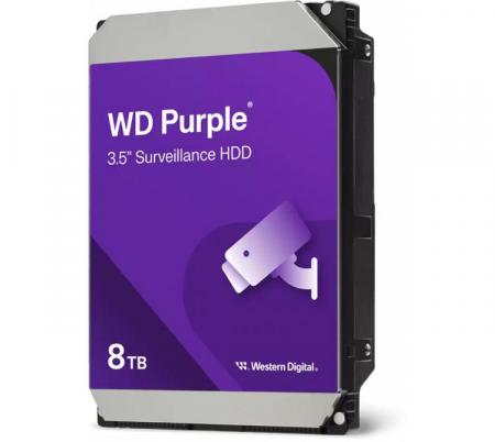 Disco Rigido WD 8TB Purple 256MB SATA 5640RPM