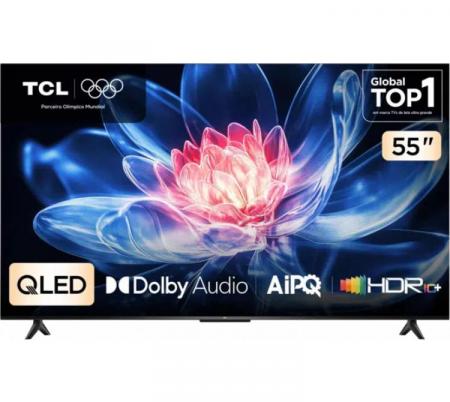 Smart TV TCL 55'' QLED UHD 4K 55T6C Google TV