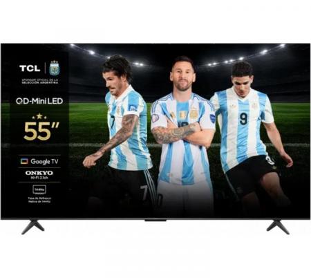 Smart TV TCL 55'' QD-Mini LED QLED UHD 4K 144Hz 55C6K Google TV