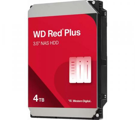 Disco Rígido WD 4TB Red Plus NAS 180MB SATA 5400RPM