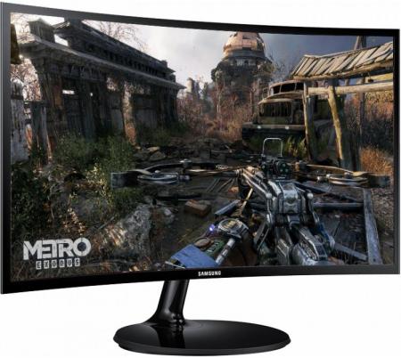 Monitor Curvo Samsung 24'' F390 Full HD FreeSync - Usado en evento