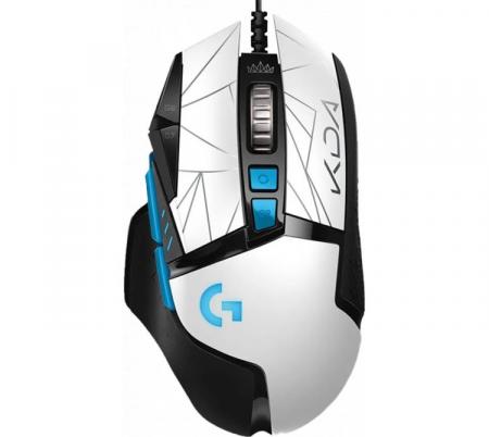 Mouse Logitech G502 Gaming Hero High Performance KDA RGB - Usado en evento