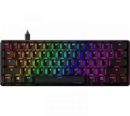 Teclado Mecanico HyperX Alloy Origins 60% Switch Linear RED RGB ENG - Usado en evento