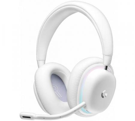 Auriculares Logitech Aurora G735 Wireless 2.4Ghz Bluetooth Lightspeed White RGB 56Hs - Usado en evento