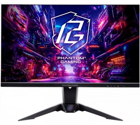 Monitor Gamer AsRock Phantom PG27QFT2A 27" QHD IPS 1440p 180Hz FreeSync Antena WiFi Integrada Base Regulable - Usado en evento
