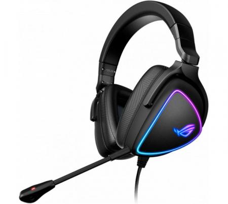 Auriculares ASUS ROG Delta S RGB Hi-Res ESS 9281 Quad-DAC PC/PS5 Black USB-C - Usado en evento
