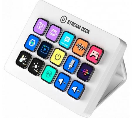 Elgato Stream Deck MK.2 15 Botones Customizables White LCD - Usado en evento