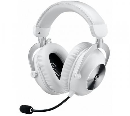 Auriculares Logitech PRO X 2 Wireless Lightspeed 2.4Ghz Bluetooth White Audio 7.1 50Hs PC/PS4/PS5 - Usado en evento