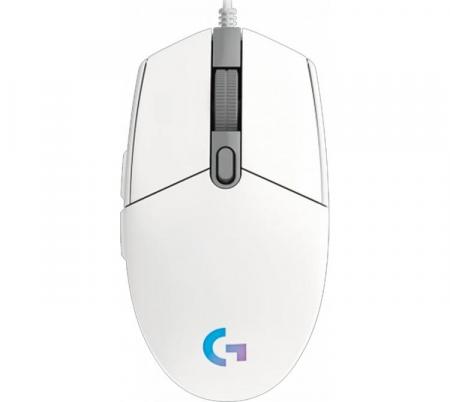 Mouse Logitech G203 Lightsync RGB White - Usado en evento