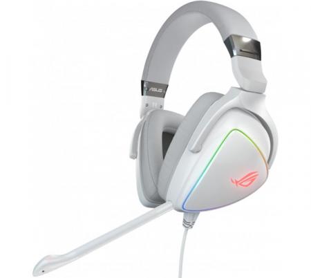 Auriculares ASUS ROG Delta RGB Hi-Res ESS Quad-DAC PC/PS5 White USB-C - Usado en evento