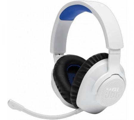 Auriculares JBL QUANTUM 360P Wireless 2.4Ghz Bluetooth 5.2 White 22Hs PC/PS5/Nintendo - Usado en evento