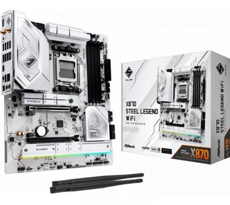 Mother Asrock X870 STEEL LEGEND WIFI DDR5 AM5- OUTLET