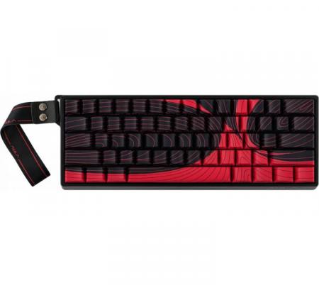 Teclado Mecanico Magnetico Aula WIN60HE MAX Hall Effect 8000Hz Black/Red RGB USB-C
