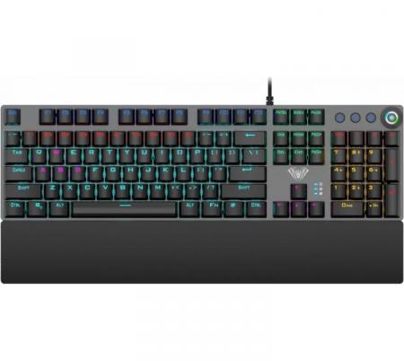 Teclado Mecanico Aula F2058 Anti-Ghosting Black RGB USB-C