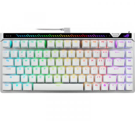 Teclado Magnetico Asus ROG M705 Falchion Ace 75HE 8000Hz Hall Effect HFX V2 USB-C White