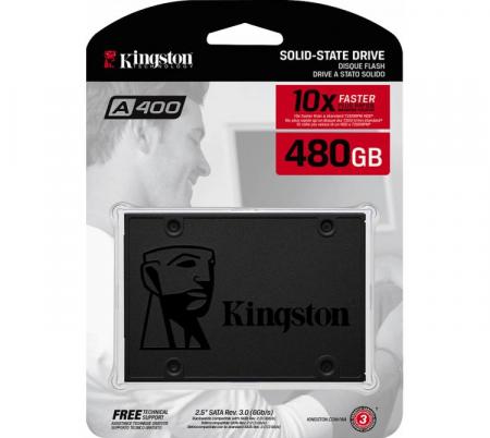 Disco Sólido SSD Kingston 480GB A400 SATA 500MB/s